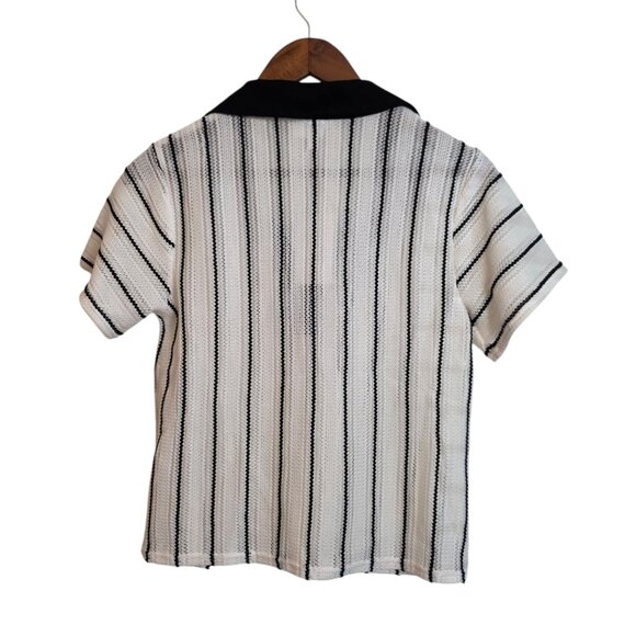 🔴 Heyson Women's Short Set White with Black Straps Half Sleeves Pockets Small - Picture 4 of 16